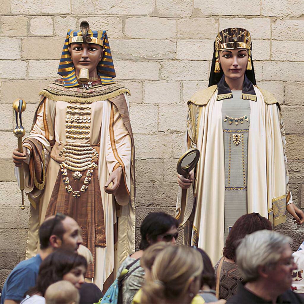 Gegants Faraons i Egipcis